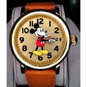 Disney Mickey Mouse Watch Accutime MK5237CV Japan Movement ,019